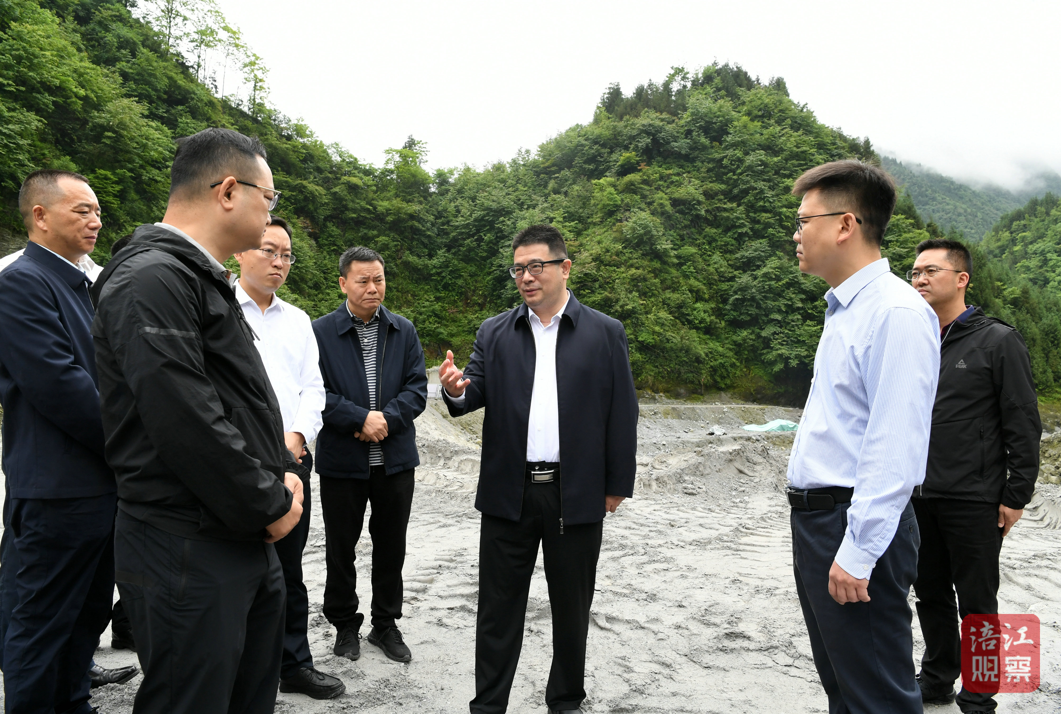 2023年6月4日，李云赴安州高川督導(dǎo)檢查防汛減災(zāi)、地災(zāi)防治工作1  張莉 攝.jpg